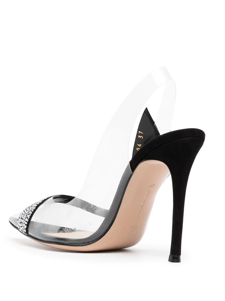 Affordable slingback embellished Rossi Hortensia Gianvito pumps 105mm Women 0430